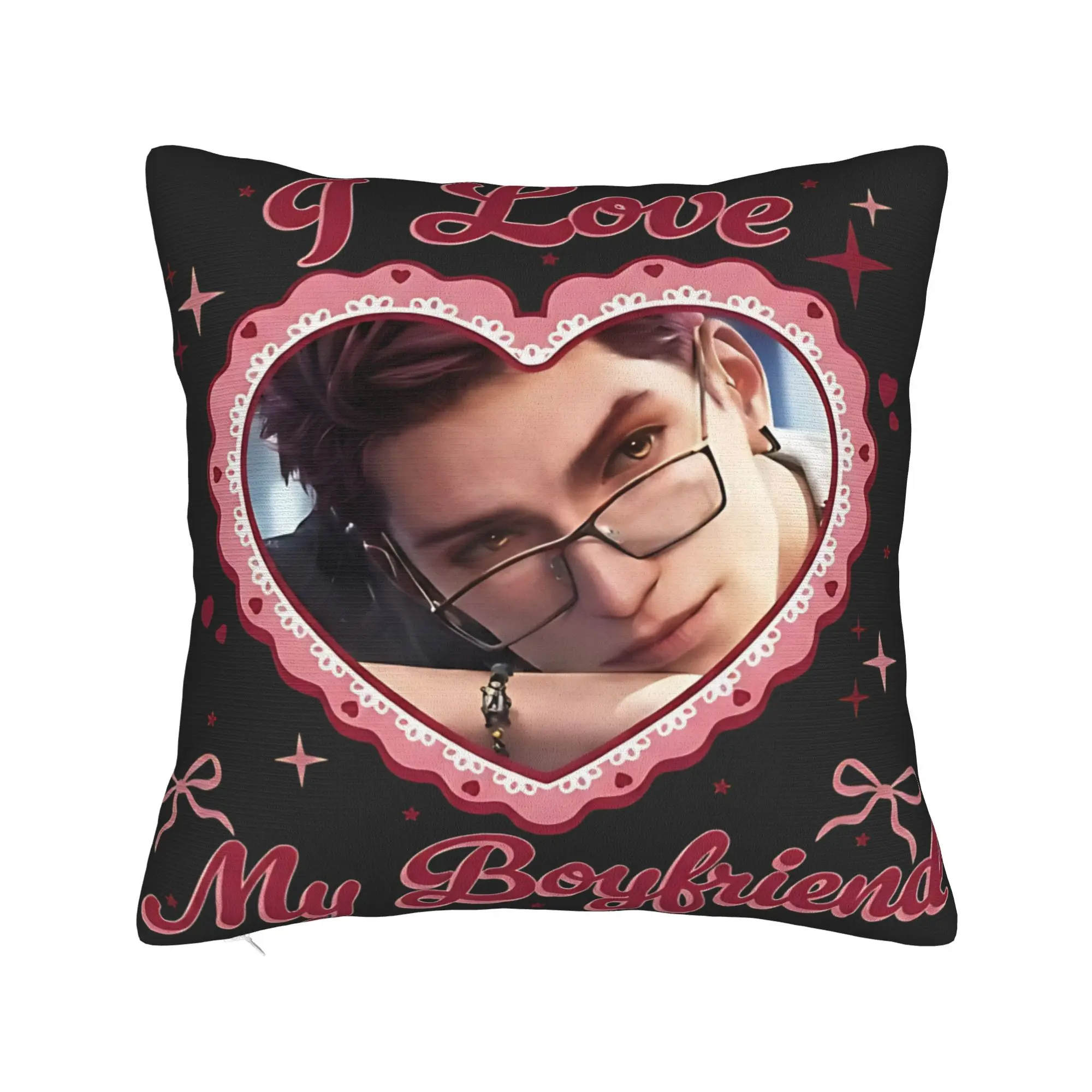 Pillow Case Game V-Valko L-Love and Deepspace Soft  Pillow Cover For Living Room Sofa Funny Pillowcases