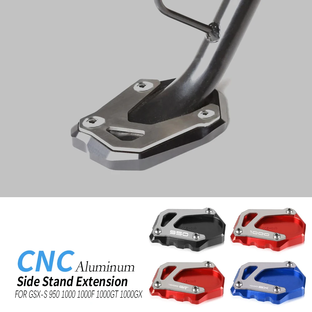 

Motorcycle For Suzuki GSXS GSX S GSX-S 950 1000 1000F 1000GT 1000GX Kickstand Foot Side Stand Enlarger Extension Pad Accessories