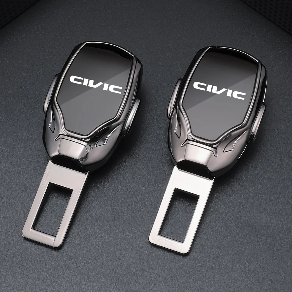 Car seat belt locker carabiner extender insurance belt insert buckle For Honda civic 10th 9th 8th 7th Gen 10 9 8 7 2006 2010