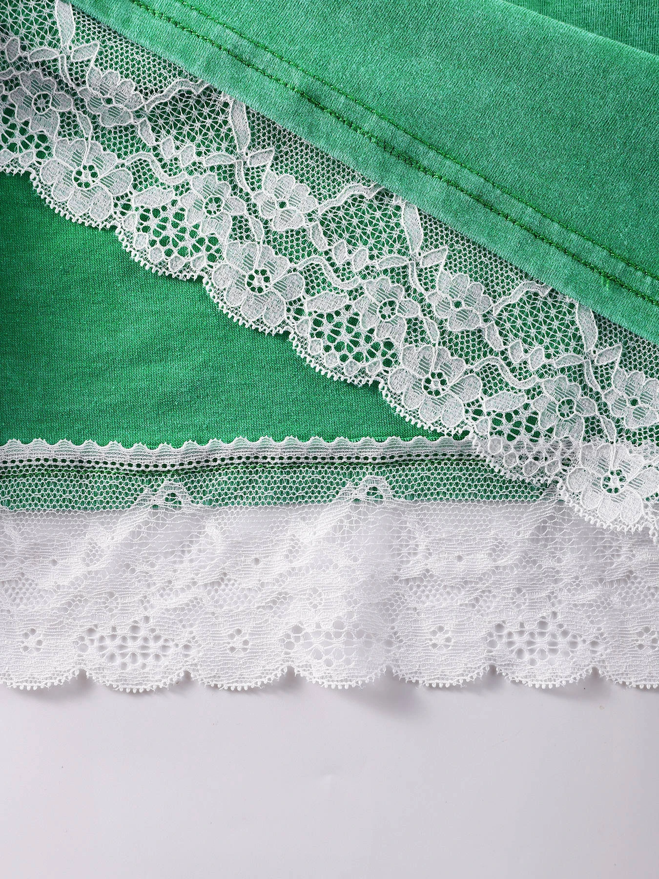 Premium Lemoni freschi Stampe Crop Tees Moda Estate Orlo in pizzo T-shirt lavate Vestibilità regolare Top in difficoltà Abbigliamento casual