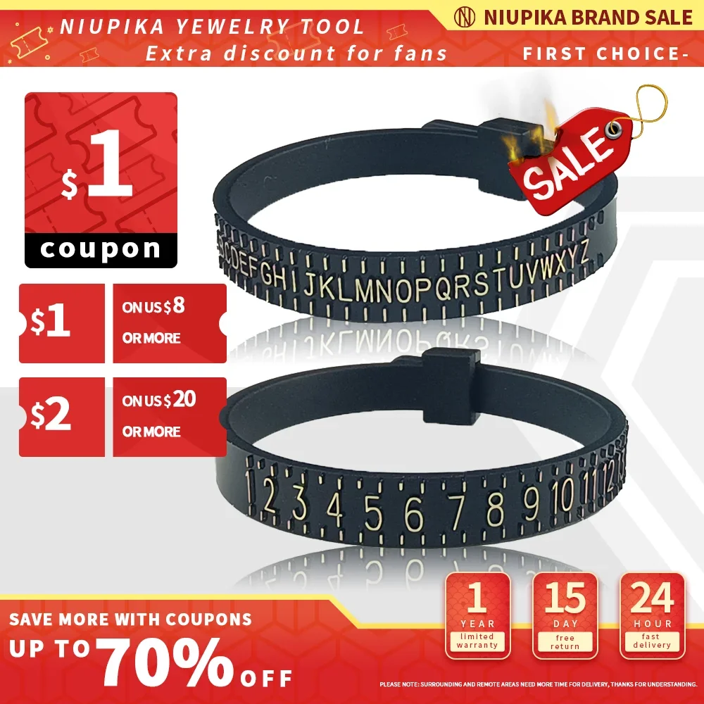 

Ring Sizer Measuring Tool Men's and women's Size 1-17 US A-Z UK Instrument Jewelry Making Measuring Tools