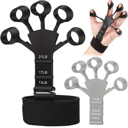 Esercizio dito 5 dita estrattore da polso in Silicone strumento di allungamento Finger Trainer aiuta l'allenamento della mano esercizio di forza