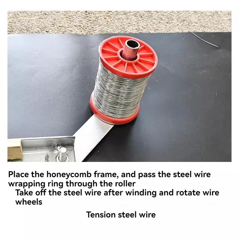 Stainless steel winding tool, beekeeping tool, nest frame winding machine, adjustable installation device, tight winding