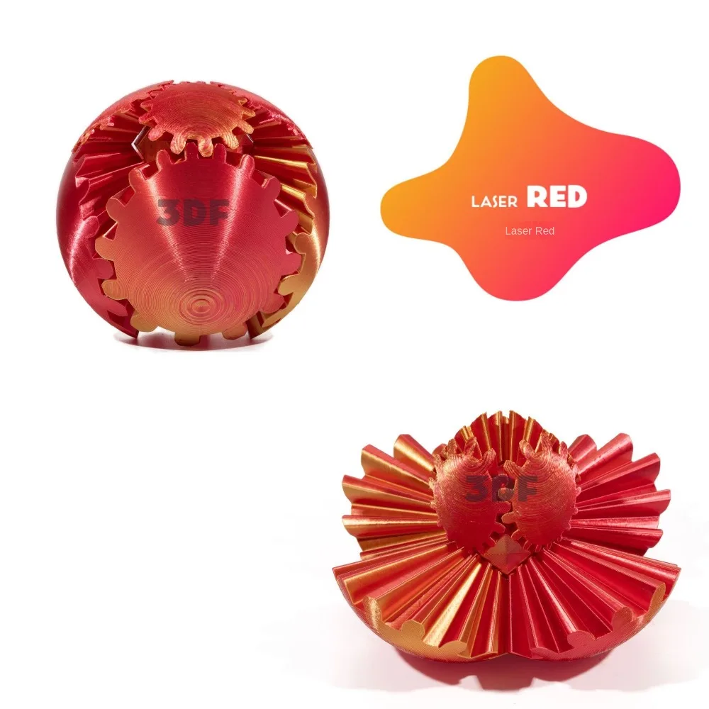 

Eye-catching 3D Gear Ball Relaxing Gear Sphere 3D Printed Gear Ball Lightweight Sensory Deformation Spin Ball Desk Toy