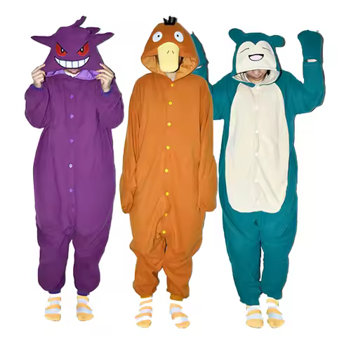 Anime Onesies Adult Kigurumis Pajamas Women Unisex Festival Party Outfit Funny Cute Animal Jumpsuit