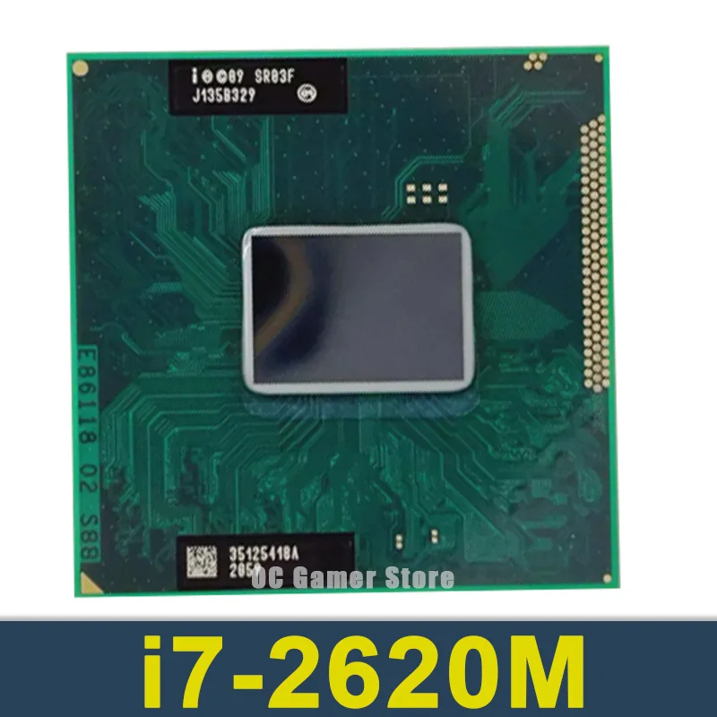 Core i7-2620M I7 2620M 2.7GHz 4M 35W Socket G2 / rPGA988B CPU Laptop Processor