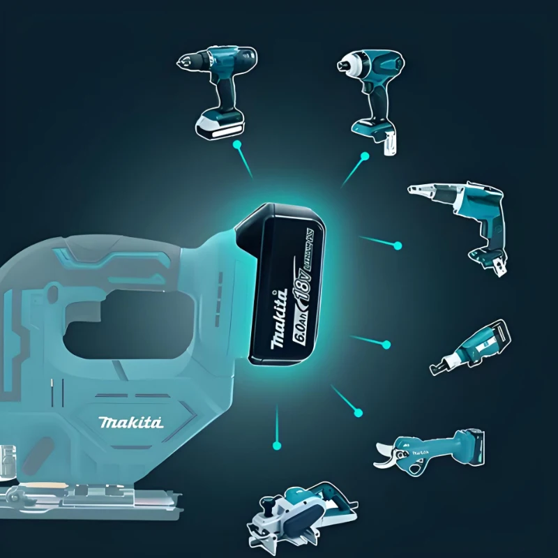 

✔️100% original Makita battery, 18V 6.0Ah rechargeable battery, replacing Makita BL1830BL1840BL1850BL1860B, power tool battery