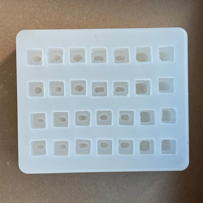 Teeth Silicone Rubber Female Mold 1.2 Times Tooth Model Mould with Base