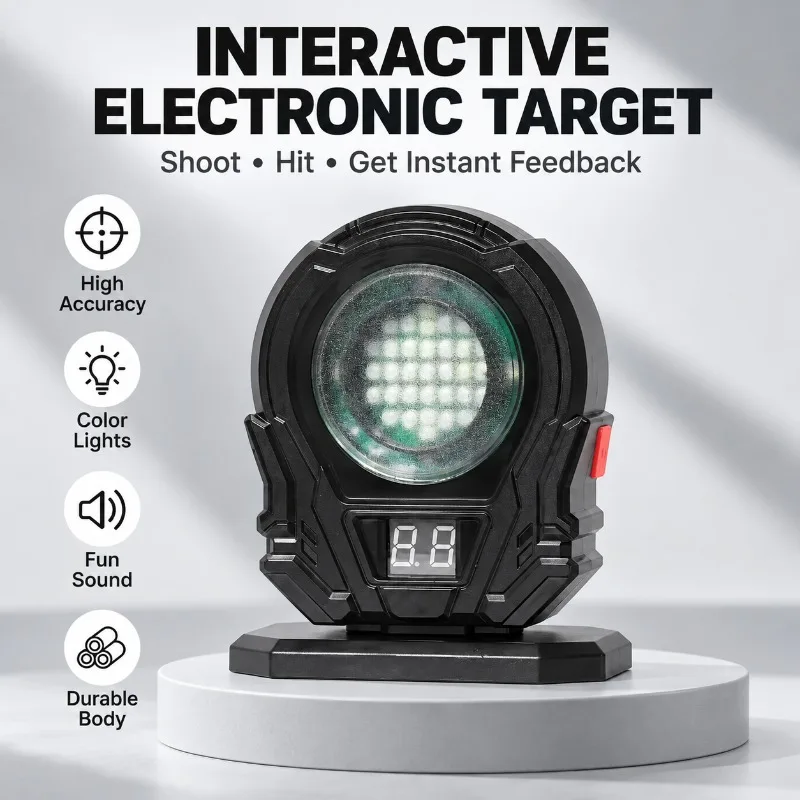 Indoor Interactive Hobby Target Clear Digital Score Panel Sensing Function Entertainment Ornament