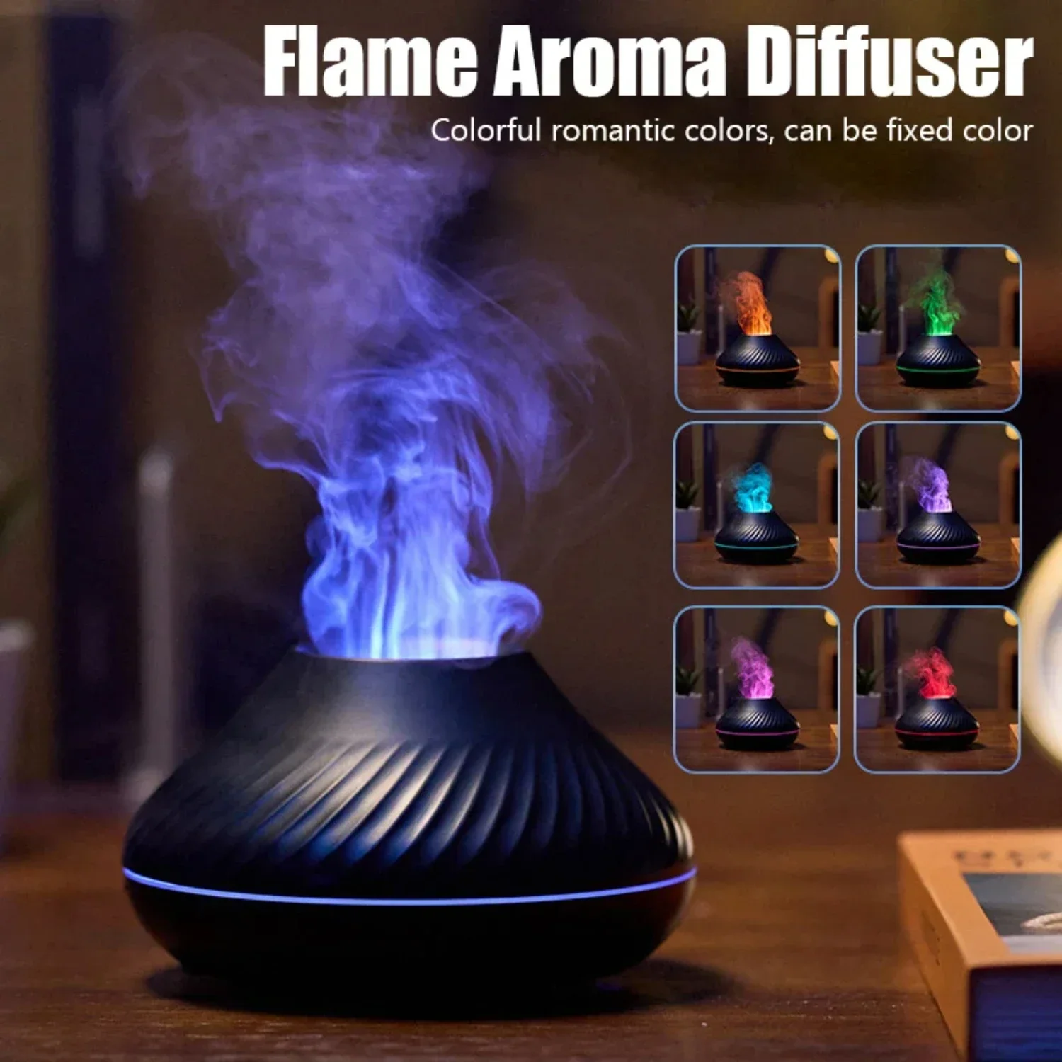 or creating a calming ambiance in any space, this vibrant and efficient flame diffuser adds a touch of beauty and tranquility to