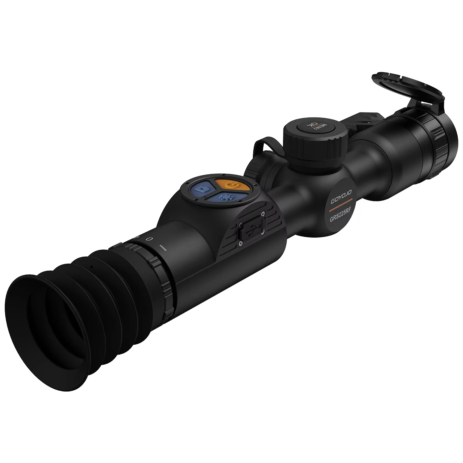 GOYOJO Thermal Imaging Scopes GRS225RF GRS225 Thermal Night Vision Scopes for Hunting 50Hz Thermal Imager Monocular with LRF WIFI Balli Calculator 8X Digital Zoom IP67  Long Range view 4