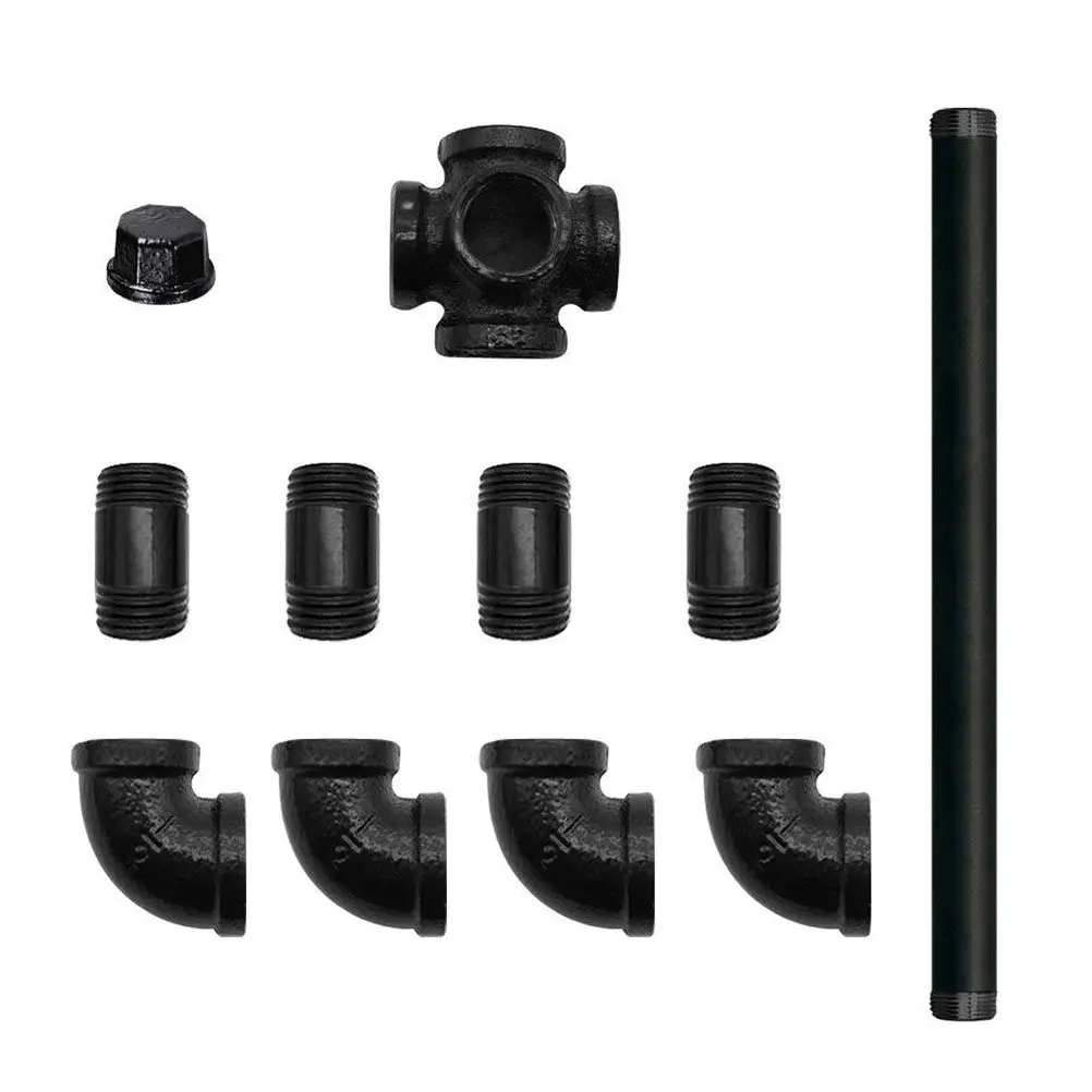 

Water Pipe Style Vertical Roll Paper Holder Iron Tissue Rack Vintage Industrial Style Decorative Kitchen Roll Paper Stand