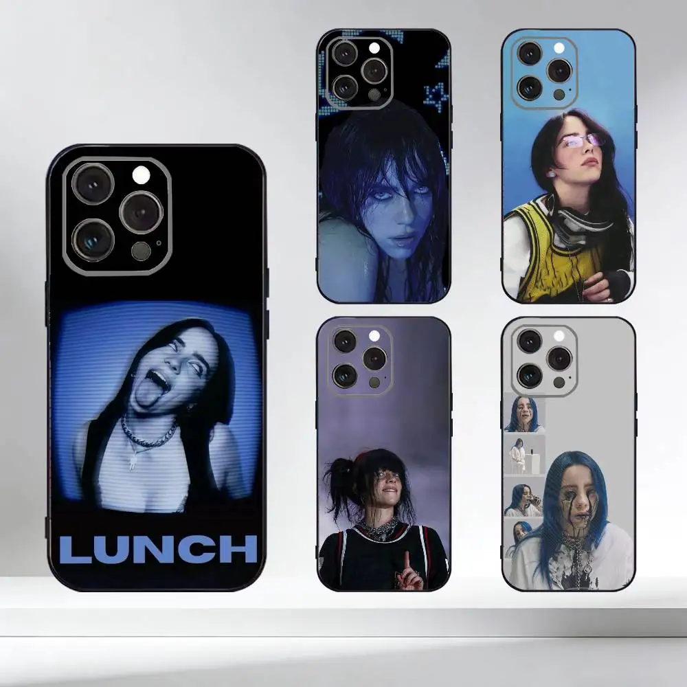 

S-SINGER LUNCH B-BILLIES Phone Case For iPhone 17,16,15,14,13,12,11 Plus,Pro Max,XS,Soft Silicone Black Cover