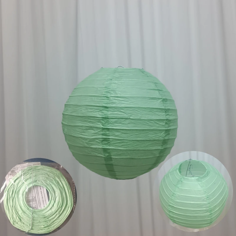 1Pcs Round Chinese Paper Lanterns 4/6/8/10/12/14/16 Inch DIY Baby Shower Decoration Home Party Courtyard Decoration Supplies