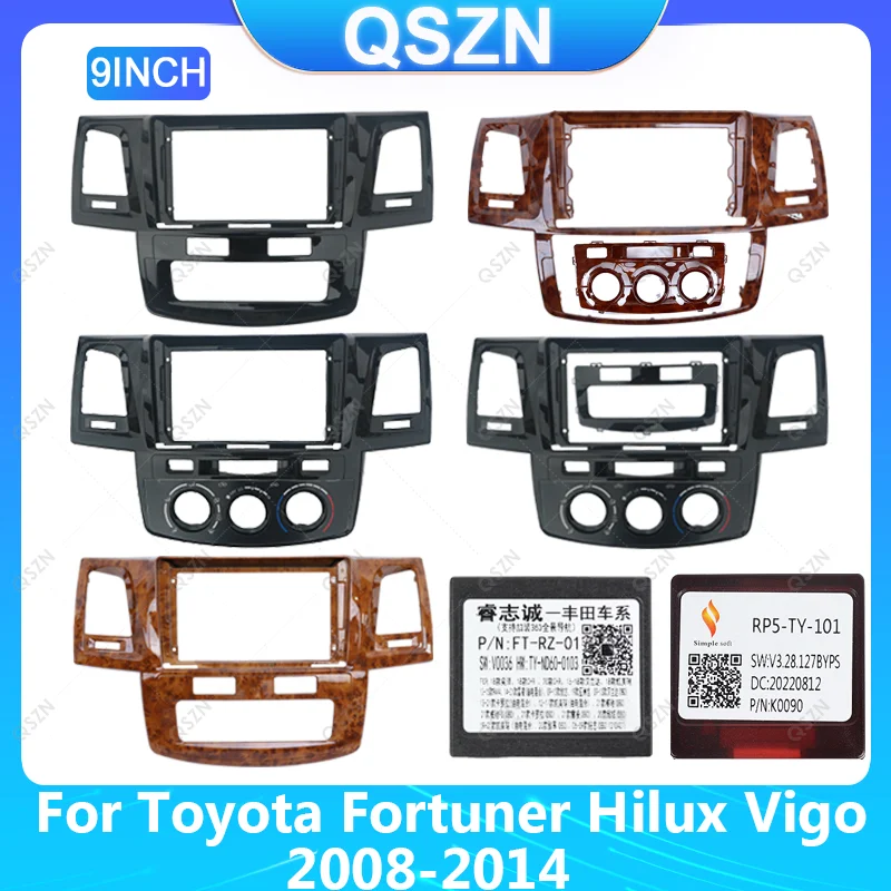 

For Toyota Fortuner Hilux Vigo 2008-2014 Car Radio Android Stereo audio screen multimedia video player navigation cables Harness