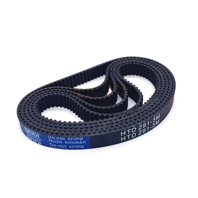 Arc HTD3M Timing Belt Width 6 10 15 20mm Perimeter 234/237/240/243/246/249/252/255/258/261/264mm Rubber Closed Loop Drive Belts