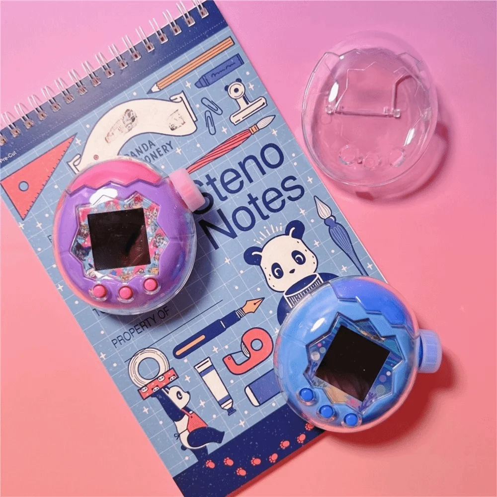 Hard Acrylic Protective Cover Clear With A Random Rotating Cap Protective Shell Protective Case for Tamagotchi Paradise