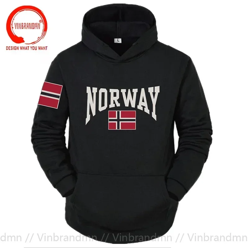Norwegian Pride Flag Norway Great Gift Preppy Style Hoodies Wholesale Long Sleeve Mens Sweatshirts Holiday Mother Day Clothes