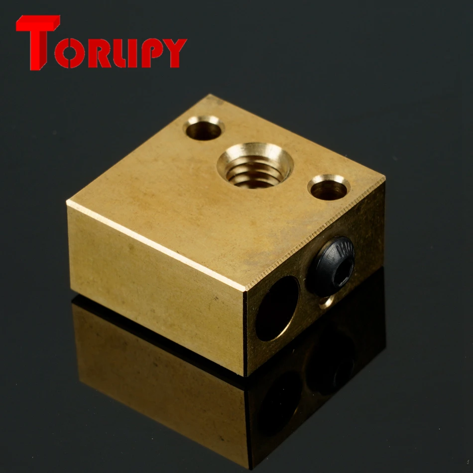 Torlipy CR10 Heater Block CR 10 Heated Block High Temperature 3D Printer Heaterblock For Creality Ender 3 5 Hotend MK8 Nozzle