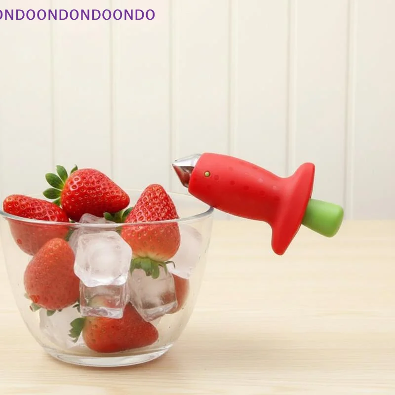 Strawberry Huller Remover Tool Portable Fruit Leaf Core Extractor For Salad Cake Kitchen Tools Kitchen Cooking Tools