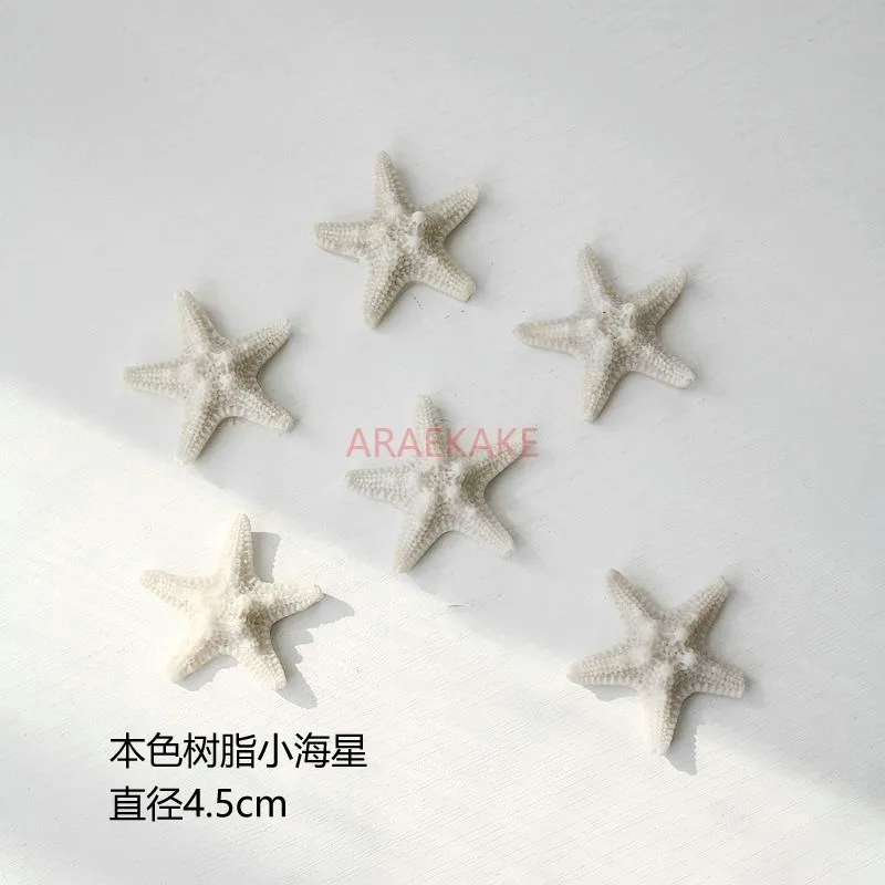 Instagram style seashell and starfish ornaments decoration, conch fish tank landscaping, handmade DIY materials, natural jewelry