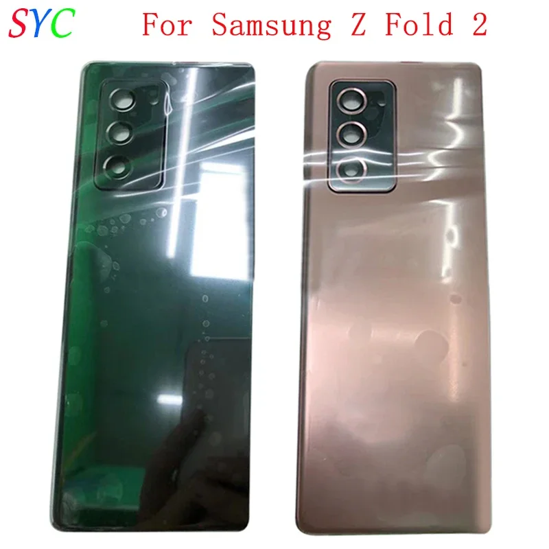 Rear Door Battery Cover Housing Case For Sam Z Fold 2 5G F916 Back Cover Repair Parts