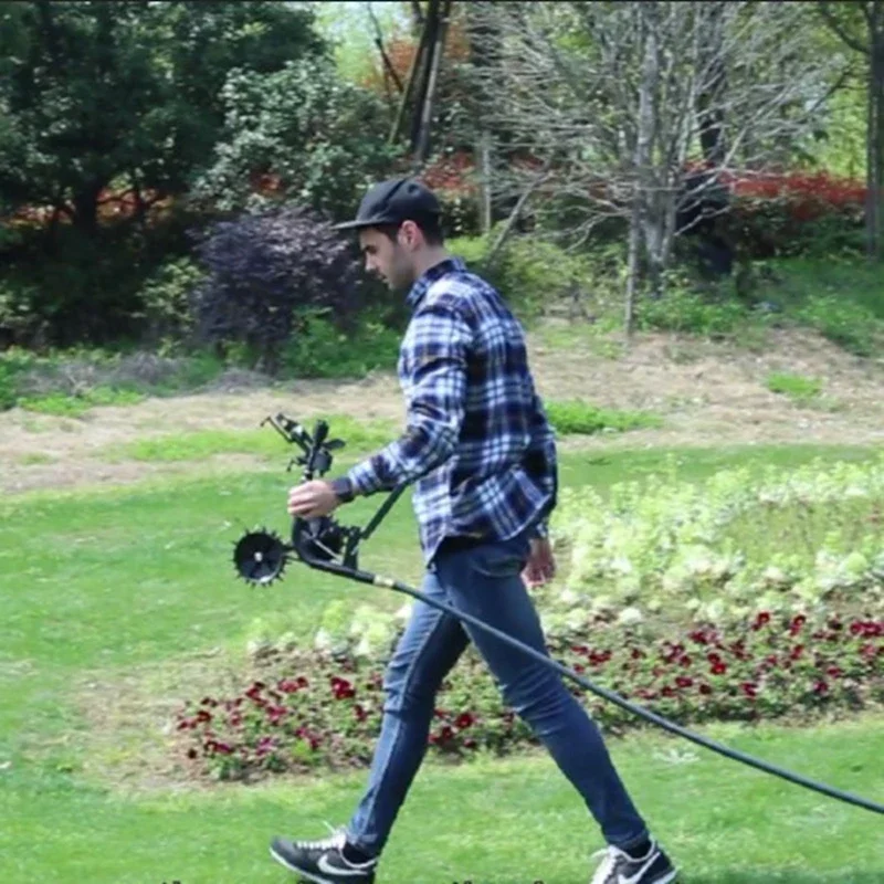 20M Automatic Retractable Speed Adjustment Garden Hose Reel Cart Water Hose Pipe Reel Cart