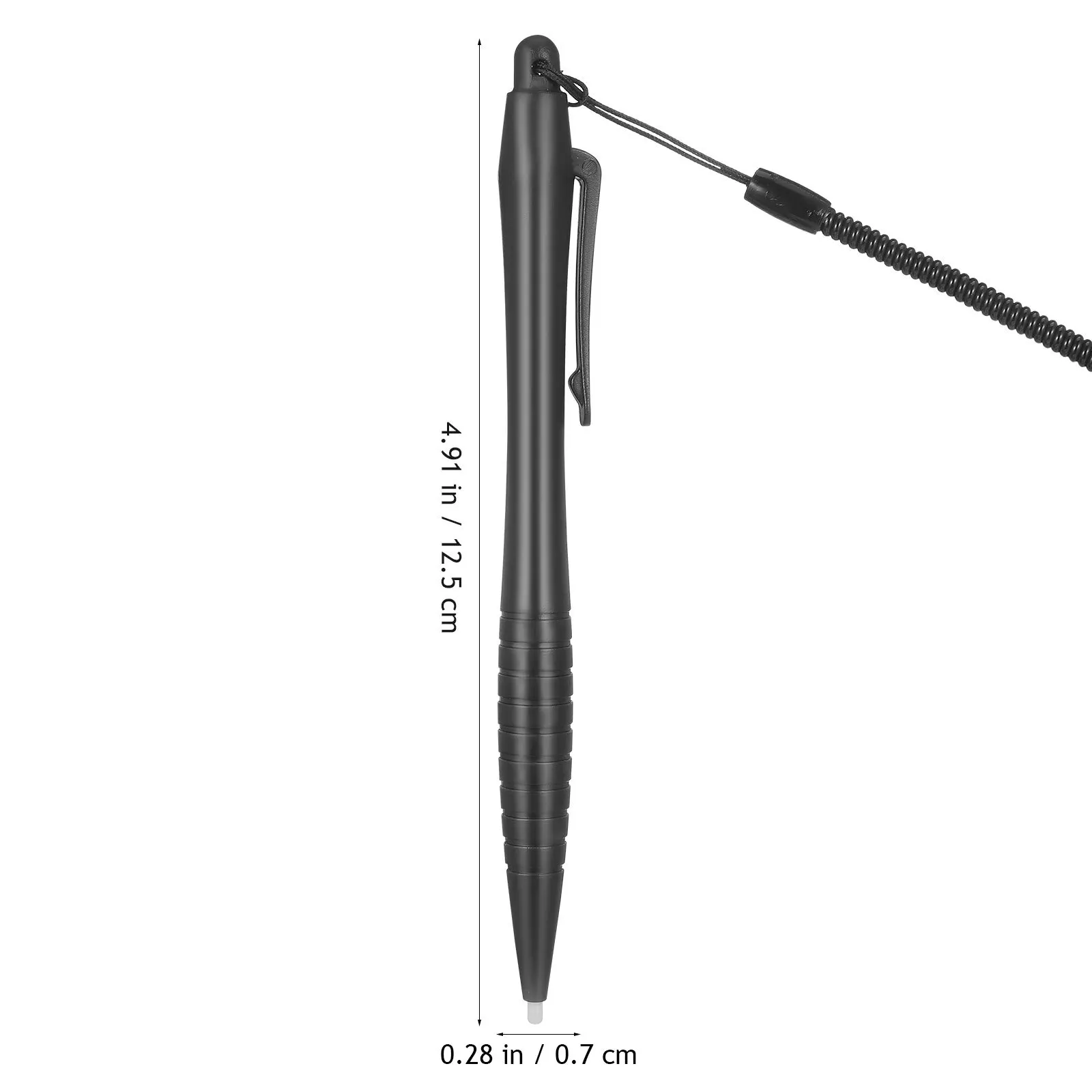 2 قطعة قلم شاشة لمس مقاوم مضاد للخسارة قاعدة الحبل سطح أملس رسم دقيق معدات التحكم الصناعية