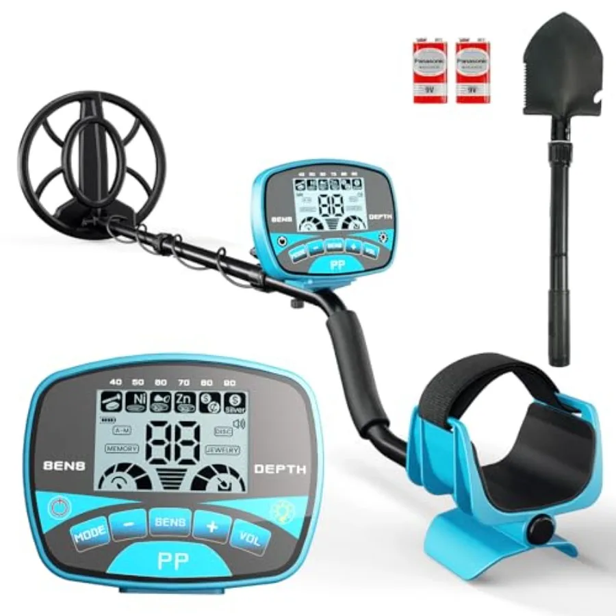 

Металлоискатель для взрослых и профессионалов, беспроводной детектор золота, 5 режимов, усовершенствованный чип DSP, регулируемая длина, ЖК-дисплей с подсветкой