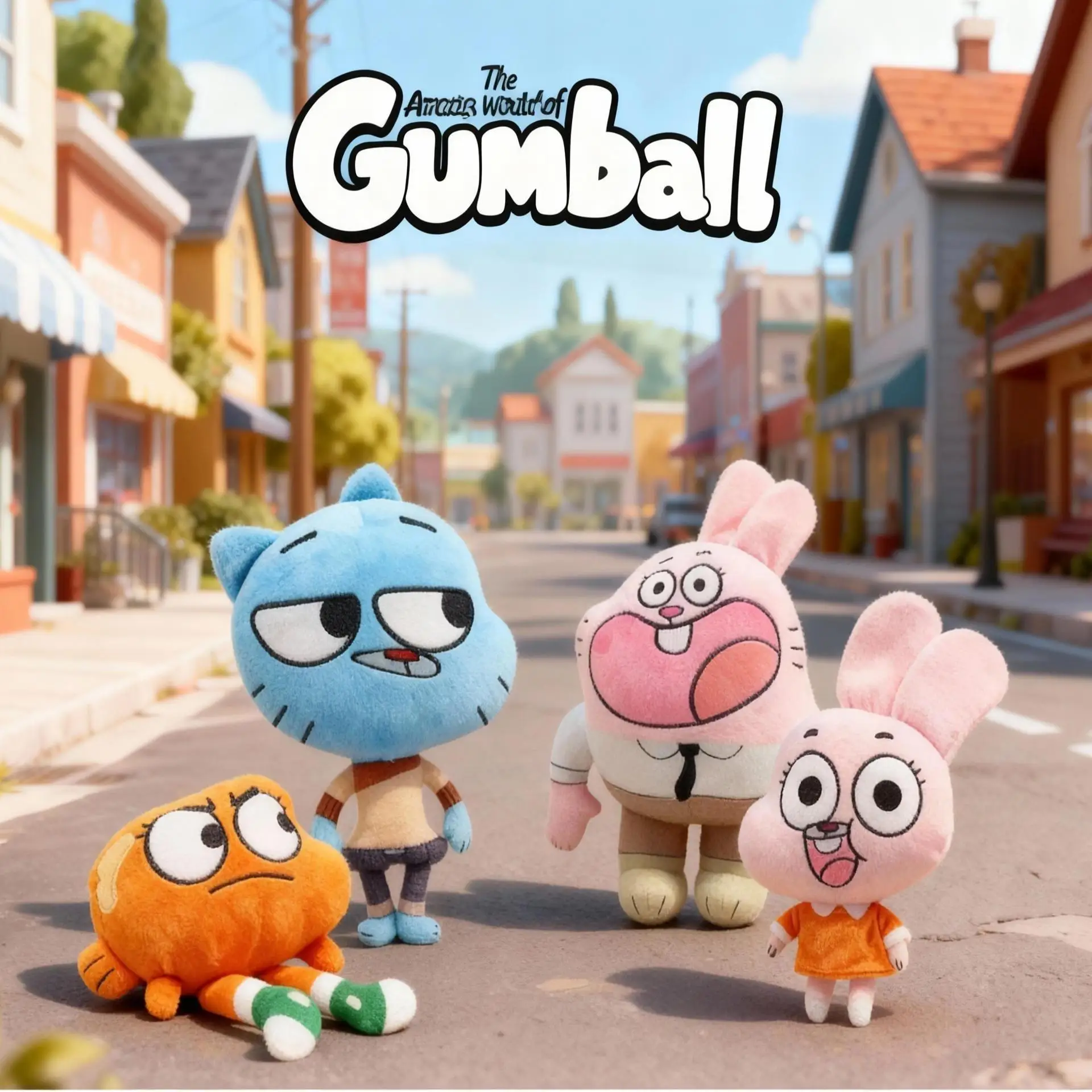 

Новые аниме-фигурки World of Gumball — плюшевые игрушки The Amazing World of Gumball