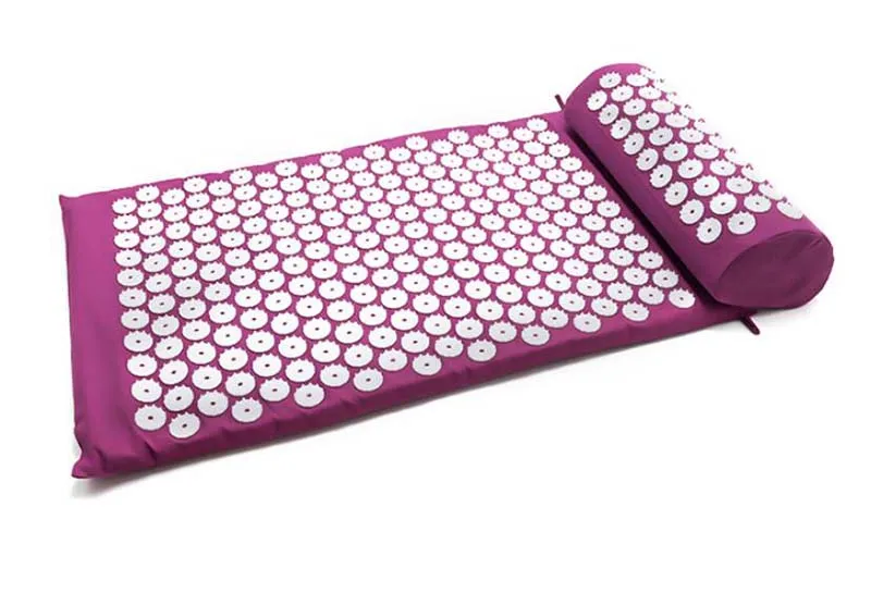 مدلك وسادة الوخز بالإبر مجموعات تخفيف الإجهاد آلام الظهر العلاج بالابر حصيرة/وسادة تدليك ABS سبايك اليوغا وسادة