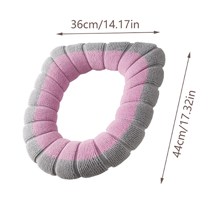 Funda para asiento de inodoro, estera lavable acrílica suave y cálida, decoración del hogar, taburete, funda para asiento, tapa de inodoro, accesorios para baño y hogar