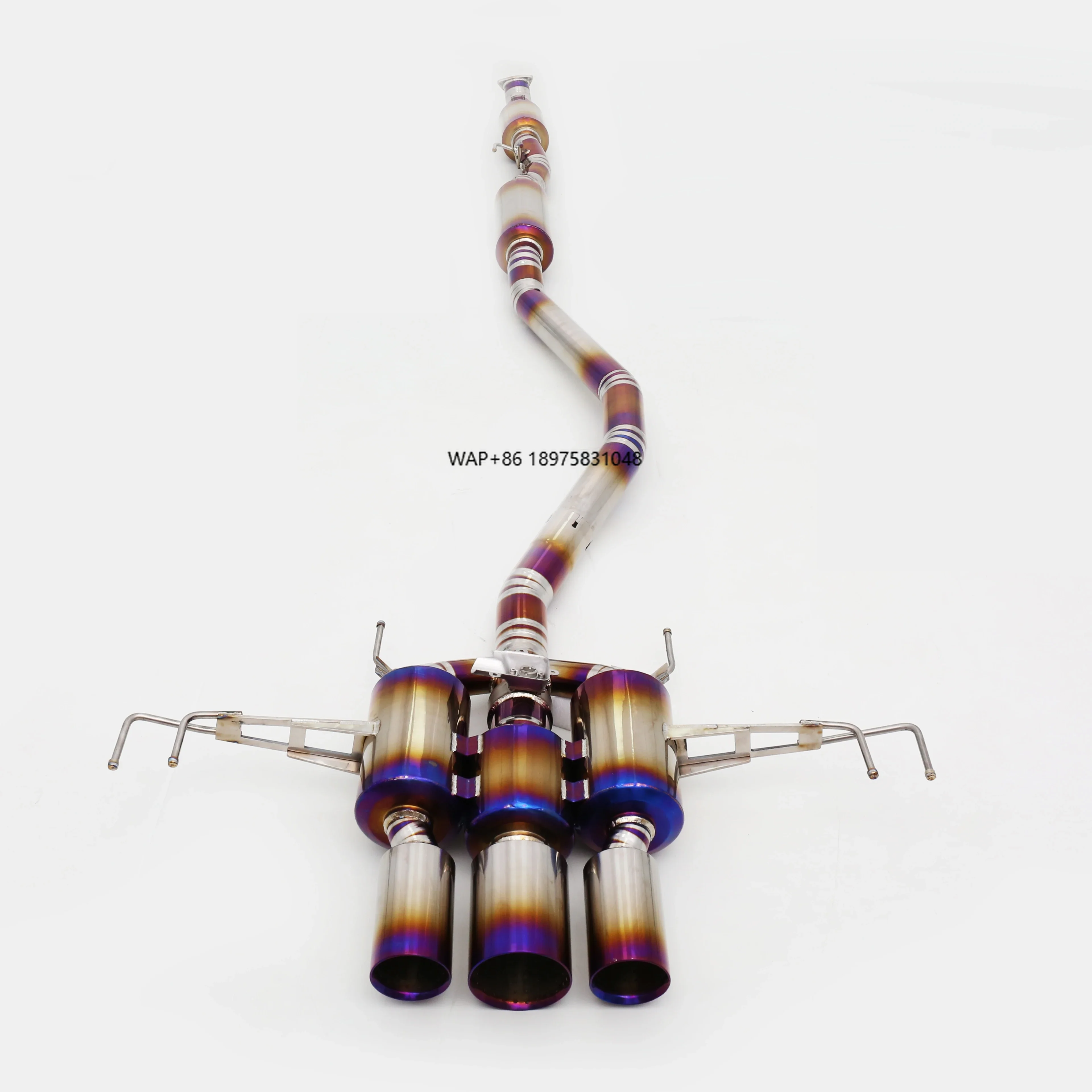 For FL5 2.0T Custom Exhaust System 304 Stainless Steel/Titanium Valved Pipes