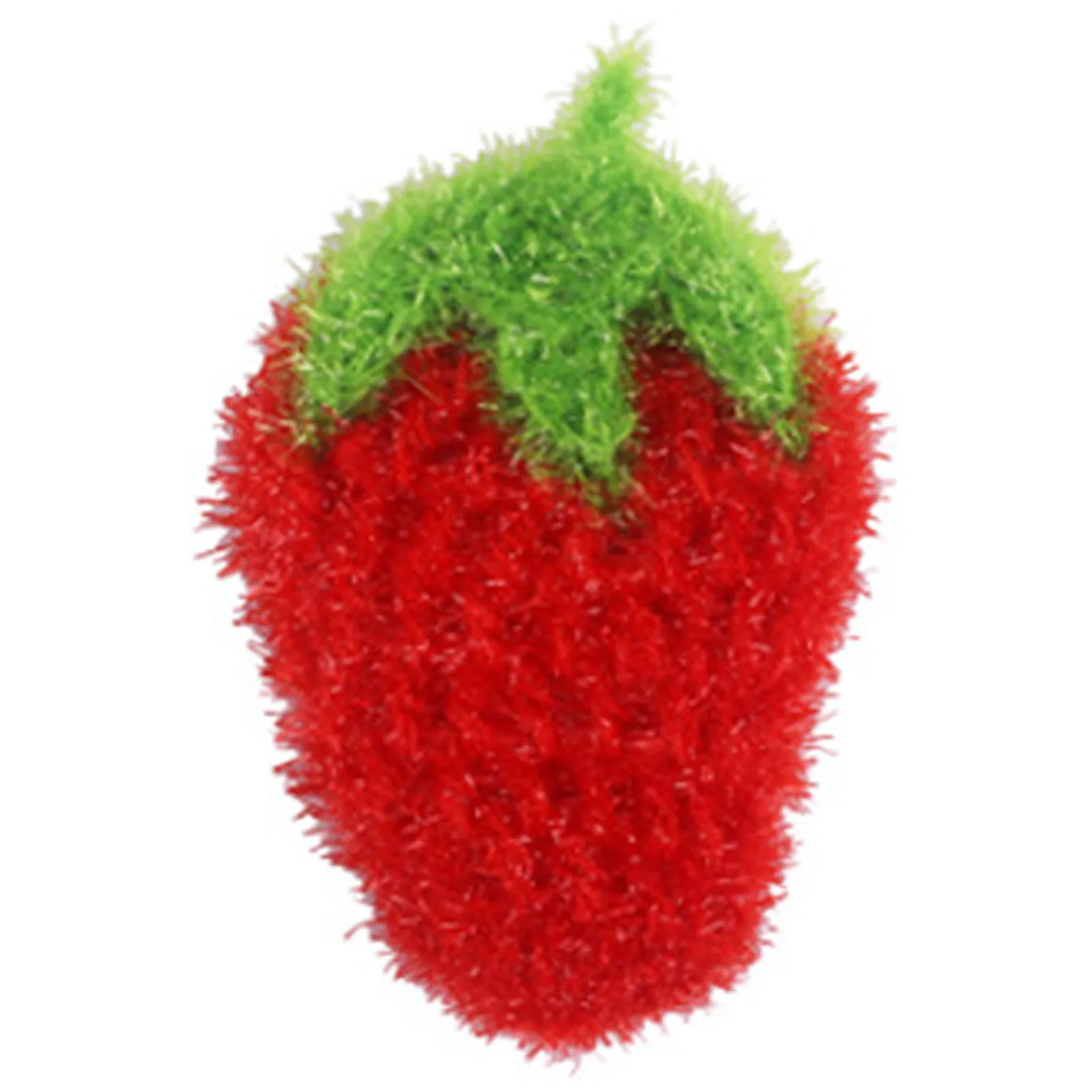 Strawberry Shape Cleaning Cloth Highly Absorbent Cleaning Cloths Kitchen Cleaning Tools for Dishwashing wzpi