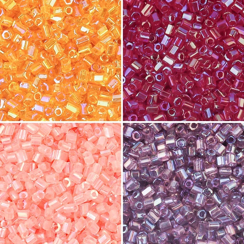 1000pcs Muyuki beads Glass Beads 2mm Charms Crystal Spacer Beads Puzzles For Jewelry Making DIY Bracelet Necklace Findings