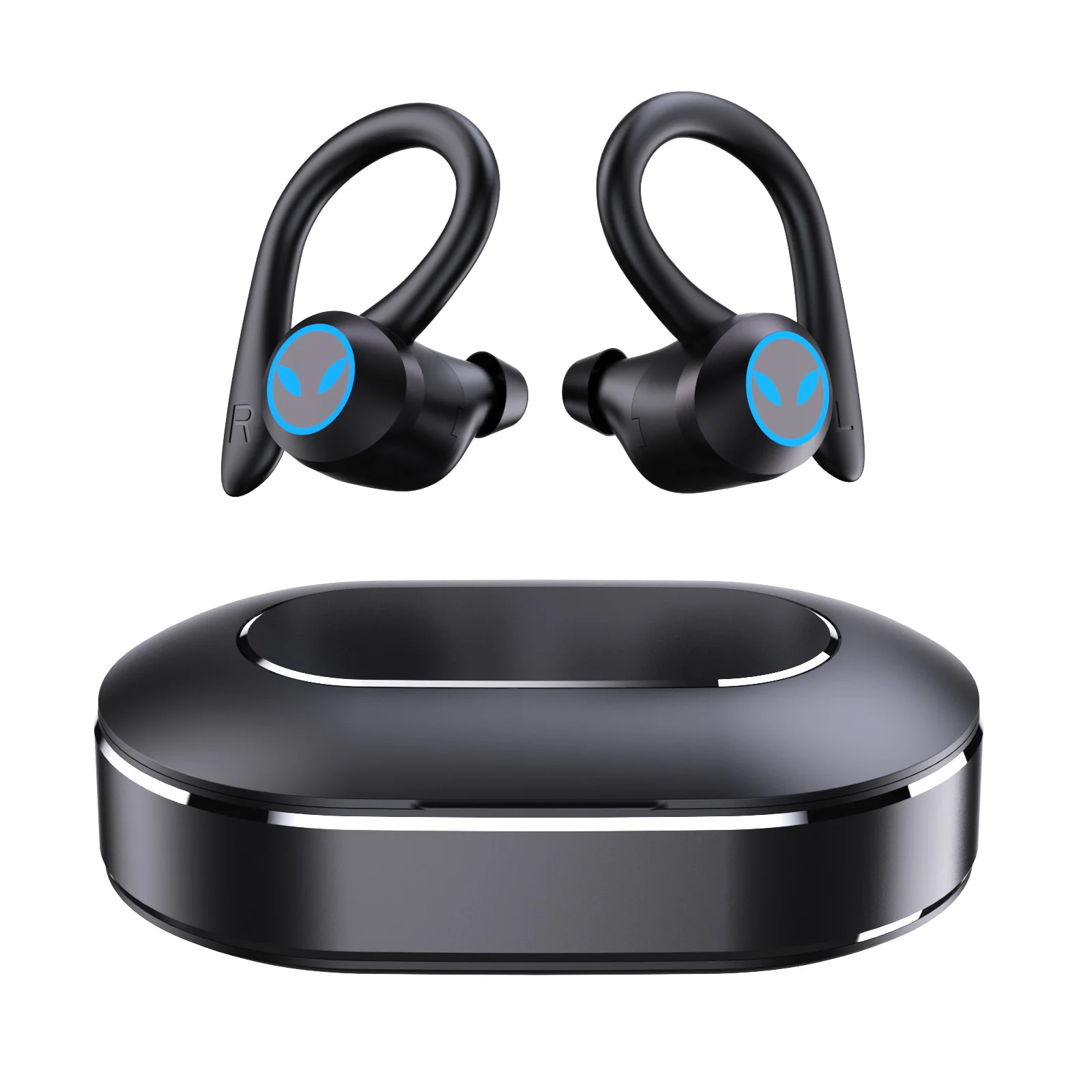 Hi-Res BT 5.3 Wireless Earbuds,Wireless Earphones Blue-tooth 5.3 Big Bass IPX5 Waterproof Earbuds 33Hrs Battery Life Headphones