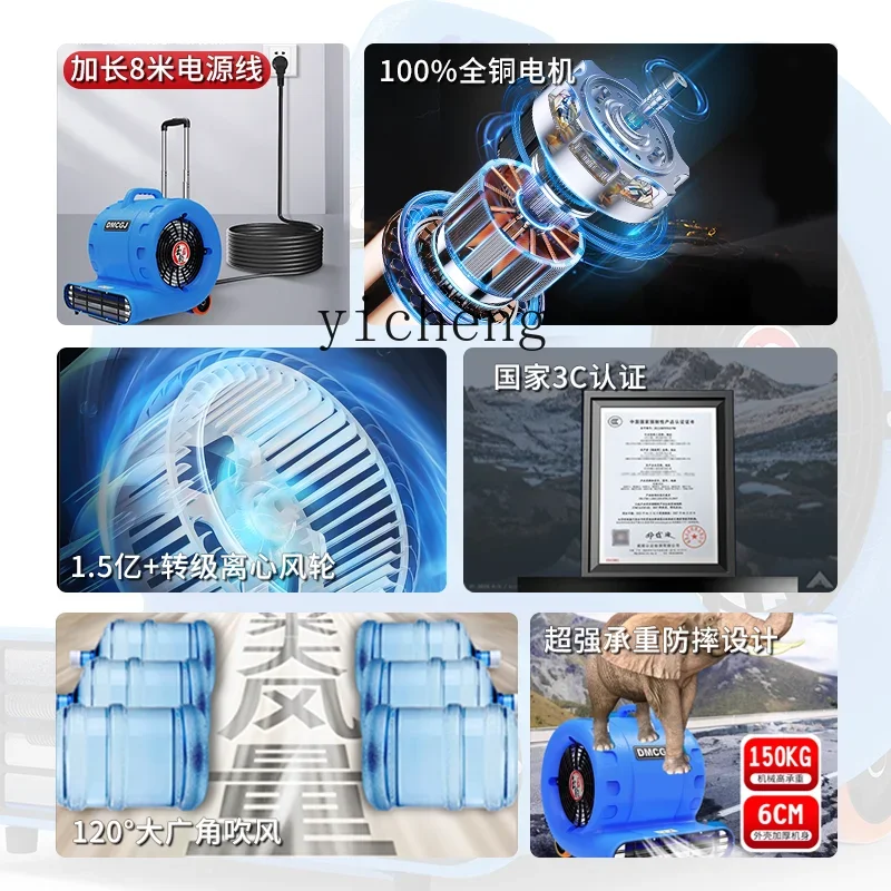 Blow Dryer Commercial High Power Small Household Toilet Toilet Floor Powerful Dehumidification BlowC10