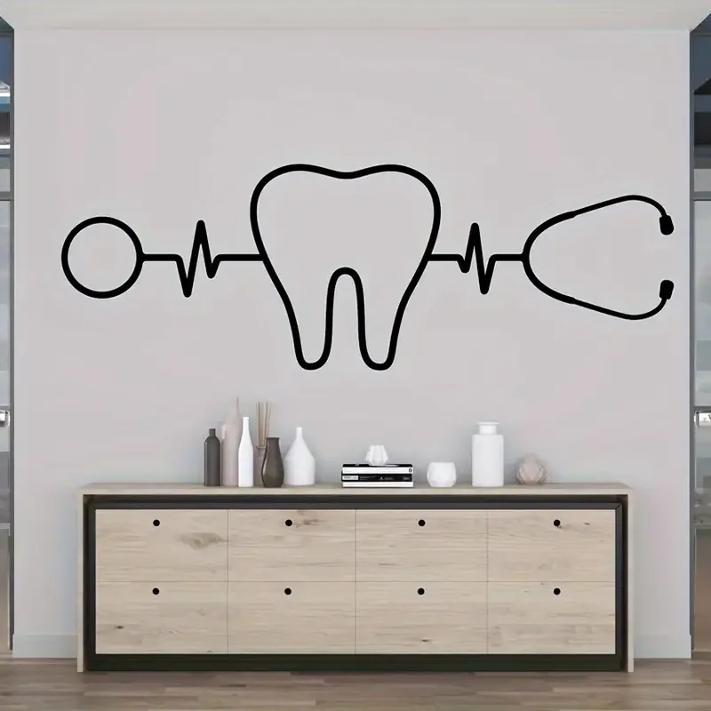 Dental Care Wall Decal Teeth Decal Teeth Dental Wall Sticker Dental Clinic Decor Vinyl Decals Dentist Gift Window Decal