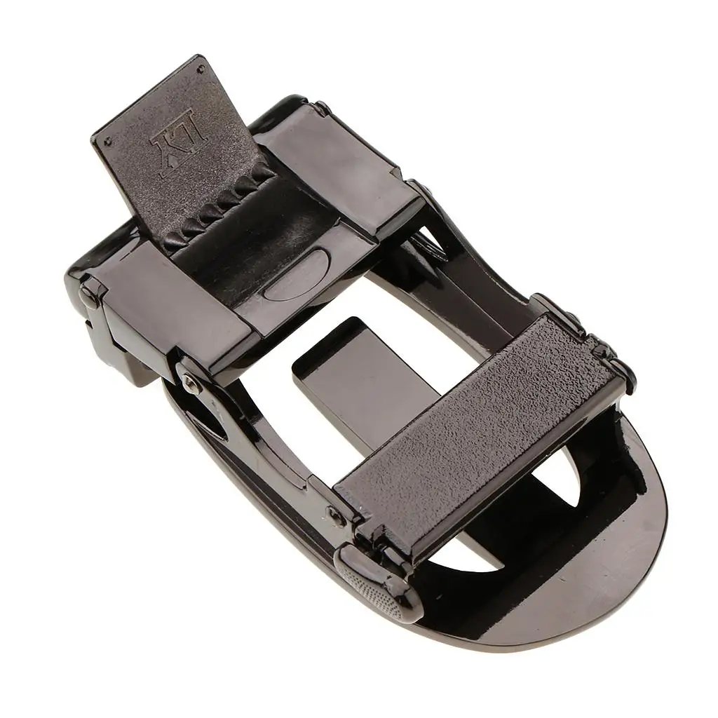 Automatic Slide Belt Buckle Alloy Rectangular Replacement for Men Women Casual Black Antique Style Belt Accessories