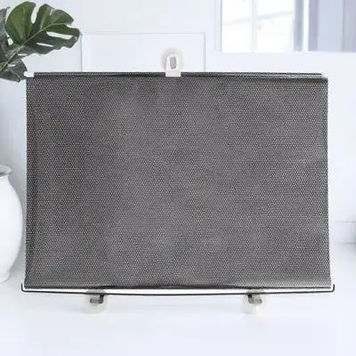 

Suction Cup Sunshade for Windows Blackout Curtain Portable Lightweight Mesh Dot Balcony Door Shade Uv Protection Temporary