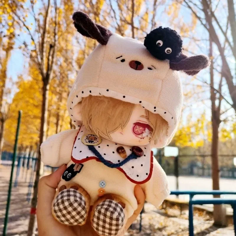 20Cm Anime Game Identity V Grave Keeper Kawaii Cosplay Katoenen Pop Lichaam Met Oren Andrew Kreiss Zachte Knuffels Speelgoed figuren Gift