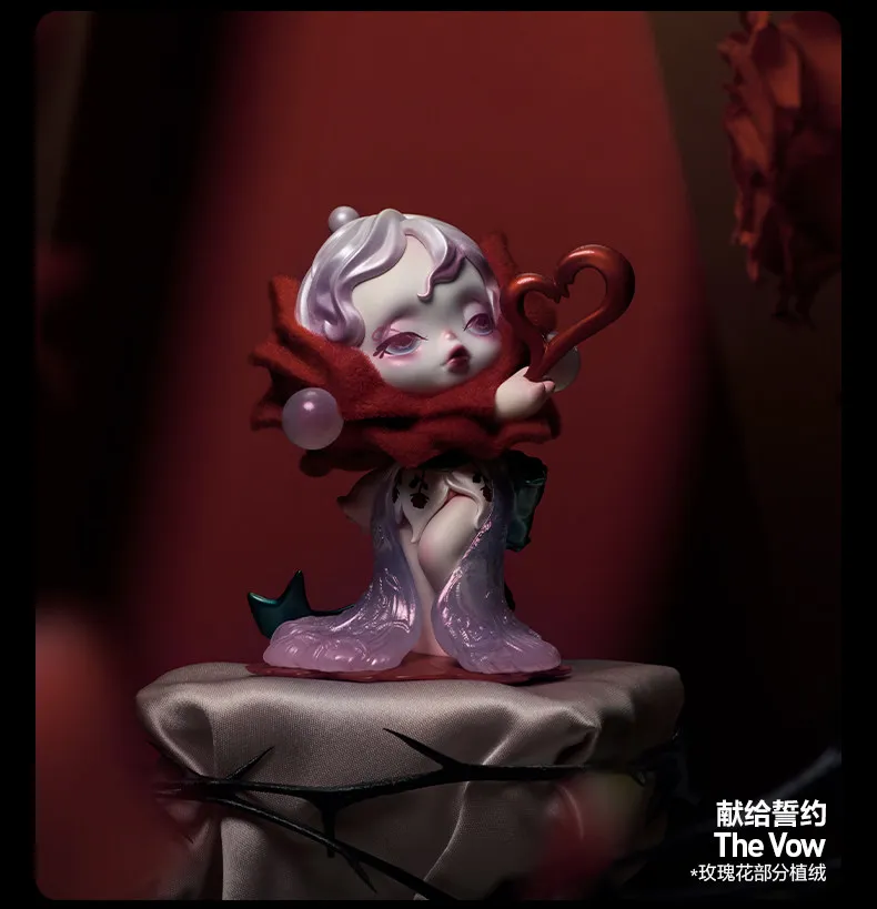POPMART Skullpanda Petals In Four Acts Series Figuren Blind Box Verzamel Speelgoed Bureaudecoratie Huisdecoratie Figuur Cadeau Voor Volwassenen