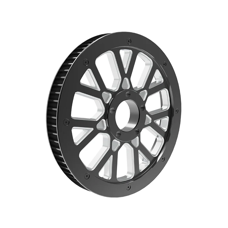 Aluminum T60-61 CNC Technology Outer Rear Drive Belt Pulley Insert 70T for 1999 Twin Cam Models Motorcycle Gear