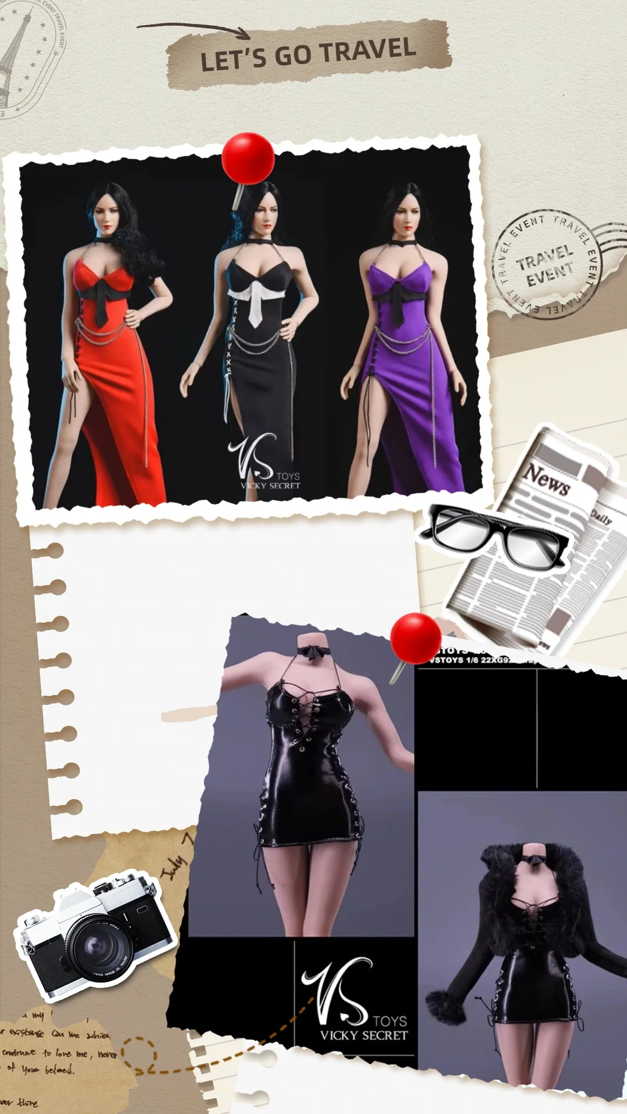 

Предзаказ: VSTOYS, масштаб 1/6, женская фигурка с меховой шубой, кожаной юбкой на бретелях и платьем без бретелей с высоким разрезом для 12-дюймовых фигурок.