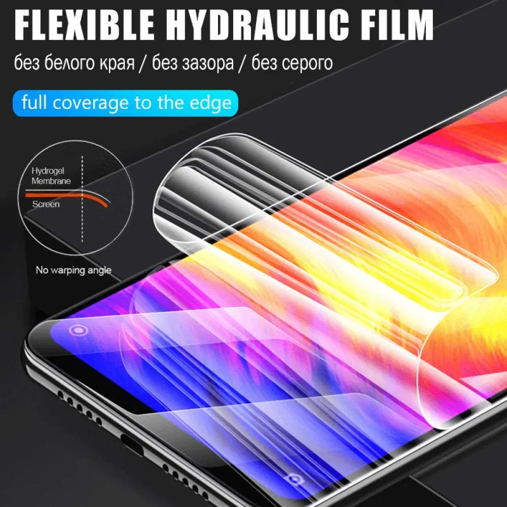 3Pcs Hydrogel Film For Xiaomi Poco M3 M4 X3 Pro Protective For Poco X3 NFC F3 GT F1 F2 Pro Screen Protector Not Glass