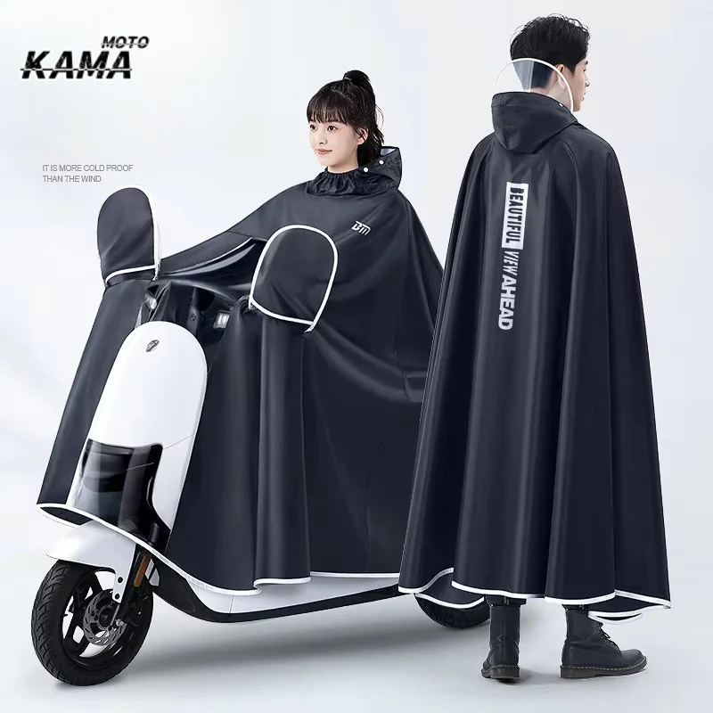 Cycling Gear And Equipment - เสื้อกันฝนแบบหนาพิเศษ ผ้าอ็อกซ์ฟอร์ด กันน้ำ สำหรับปั่นจักรยาน ขี่มอเตอร์ไซค์ไฟฟ้า เสื้อกันลม