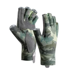 Fishing Gloves Half Finger Anti-slip Quick-drying Sun Protection Breathable Profession Summer Outdoor Fishing