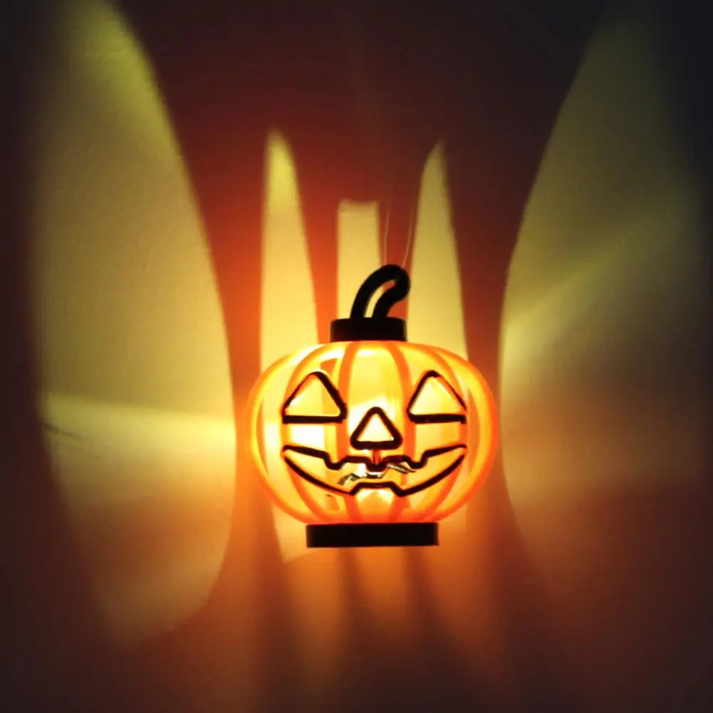 Desktop Pumpkin Decor Led Pumpkin Lamp for Party Halloween Pumpkin Lantern Led Light Battery Operated Hollow Ornament for Indoor