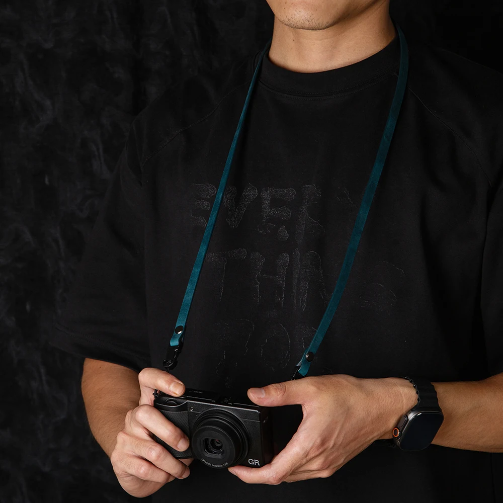 

Camera Shoulder Strap Genuine Leather Neck Sling Quick Release Shoulder Neck Strap for DSLR Mirrorless Cameras Wrist Strap