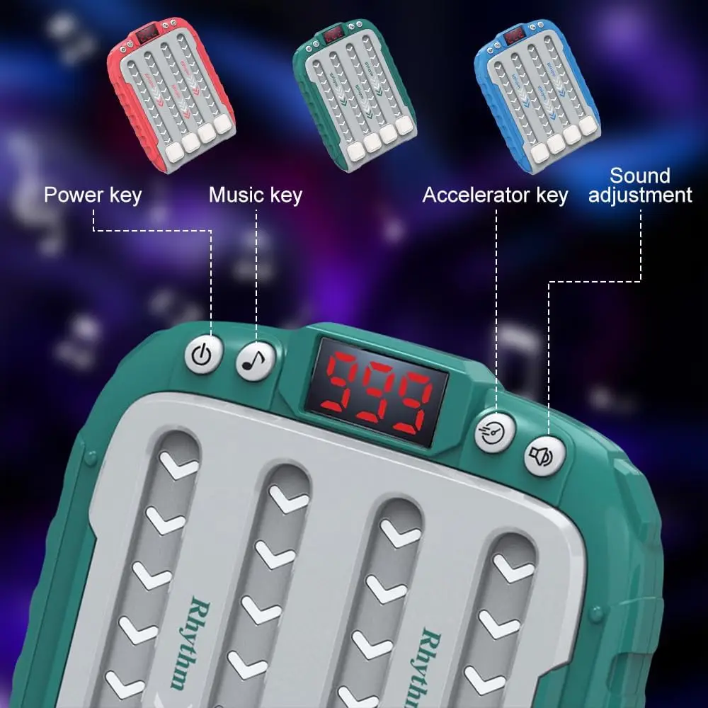 Máquina de juego de ritmo de música electrónica, consola de juegos de empuje rápido, juguetes Fidget, juego de rompecabezas portátil, juguetes sensoriales